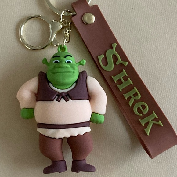 Other - Shrek Keychain m/Bag Charm with Brown Strap